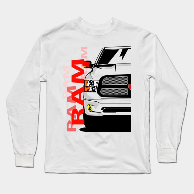 RAM 1500 Long Sleeve T-Shirt by BlueRoller